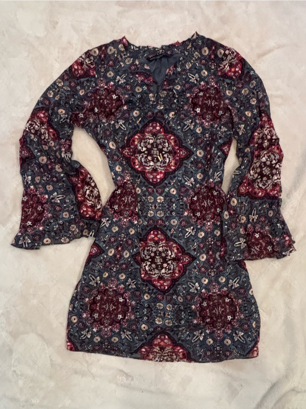 Floral Long-Sleeve Tunic
